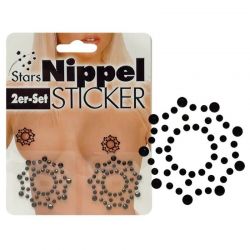 Tepel stickers ster